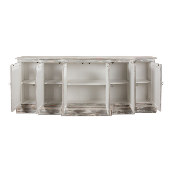 Gray Waterfall Front Credenza, image 4