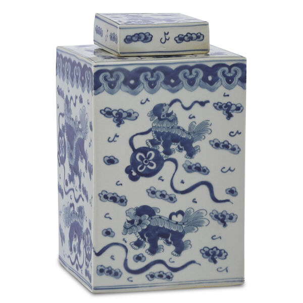 Ming Blue and White Small Lidded Jar, image 1