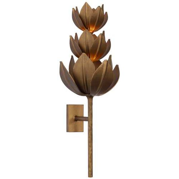 Alberto Antique Bronze LED Extra Large Two Tier Wall Sconce by Julie Neill, image 1