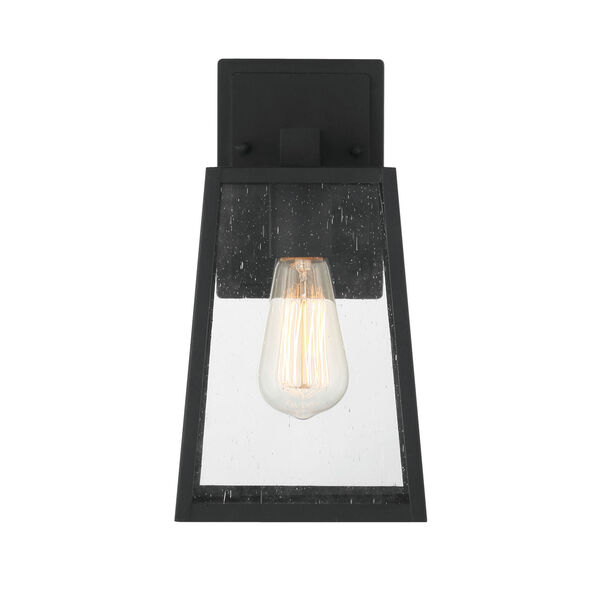 Dunn Textured Matte Black 12-Inch One-Light Outdoor Wall Sconce, image 4