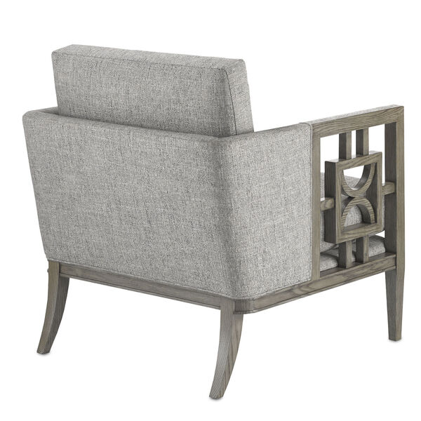 Royce Winter Gray Silver Occasional Chair, image 4