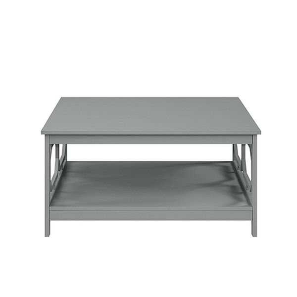 Omega Gray Square 36-Inch Coffee Table, image 4