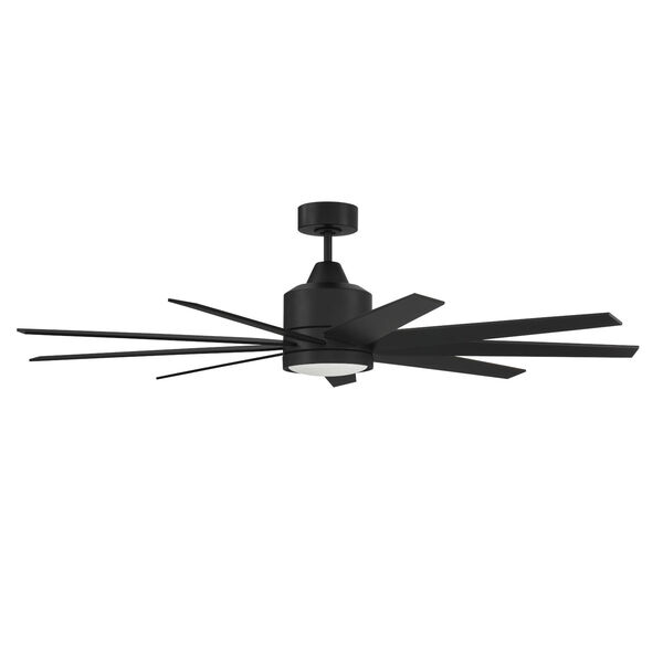 Champion Flat Black 60-Inch LED Ceiling Fan, image 1