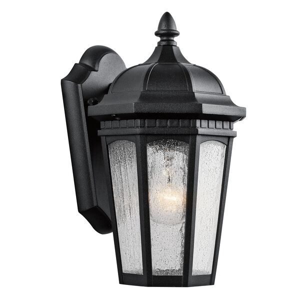 Courtyard Textured Black One-Light Six-Inch Outdoor Wall Sconce, image 1