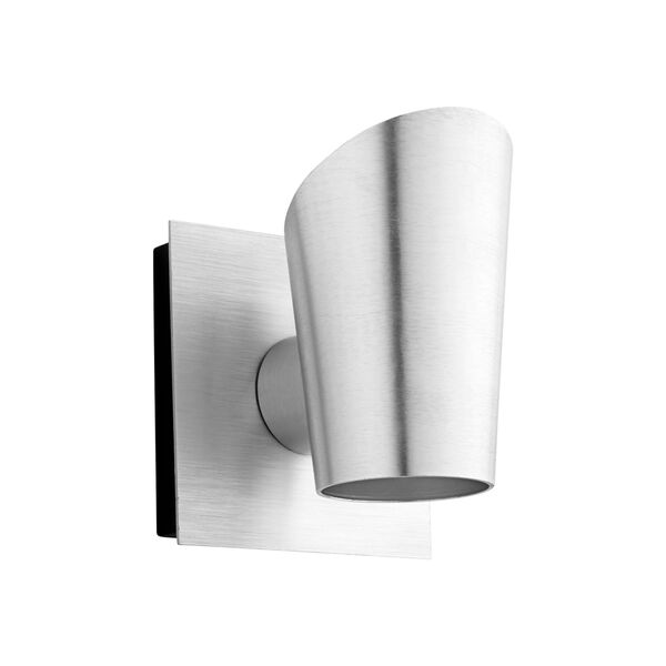 Pilot Brushed Aluminum Two-Light LED Outdoor Wall Sconce, image 1