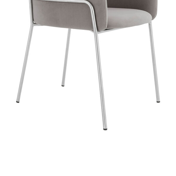 Portia Gray Dining Chair, Set of Two, image 6