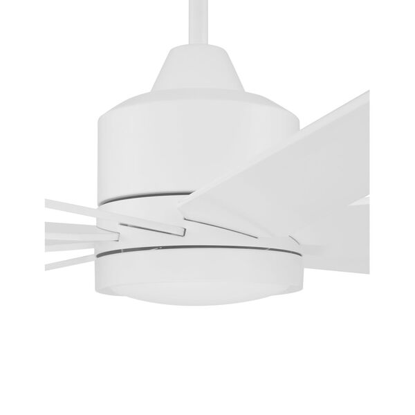 Champion Matte White 60-Inch LED Ceiling Fan, image 3