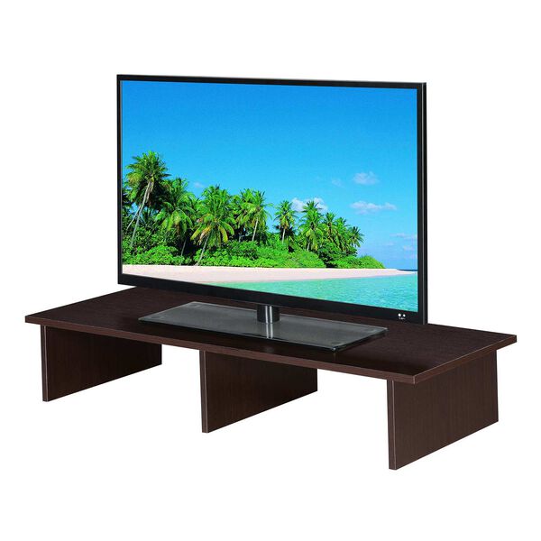 Designs2Go Espresso TV Monitor Riser for TVs up to 46 Inches, image 5