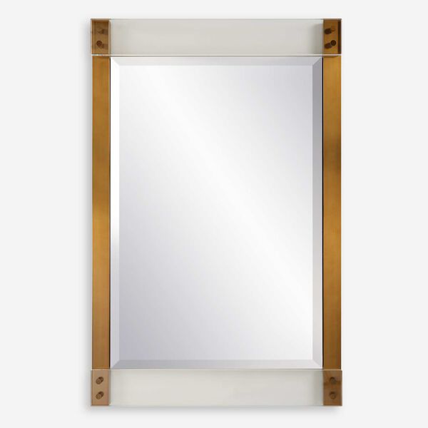 Nera Brass Wall Mirror, image 1