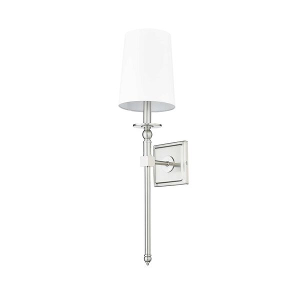 Brushed Nickel Seven-Inch One-Light Wall Sconce, image 3