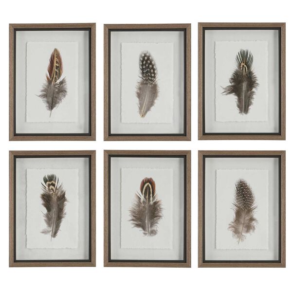 Birds Of A Feather Black Framed Prints, Set of 6, image 2
