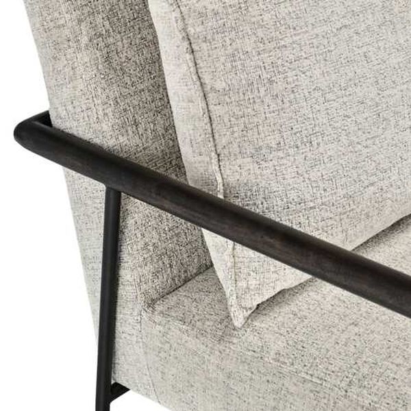 Ainsley Beige and Black Accent Chair, image 5