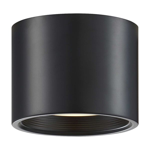 Reel Black White Five-Inch LED Flush Mount, image 3