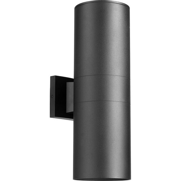 Cylinder Black Two-Light 5.75-Inch Outdoor Wall Sconce, image 1