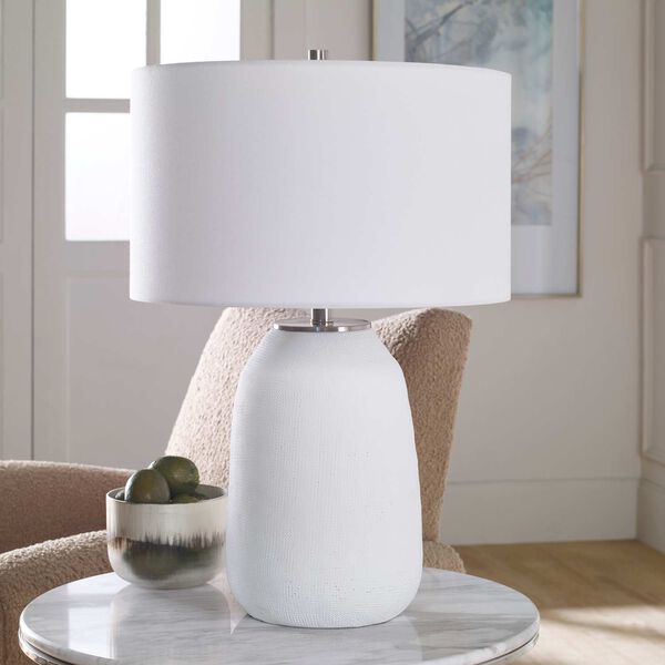 Heir Chalk White One-Light Table Lamp, image 3