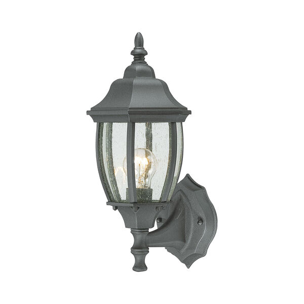 Covington Black 14-Inch Outdoor Wall Sconce, image 1