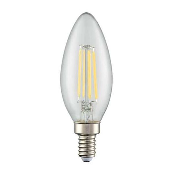 Clear LED Candelabra Bulb, image 2
