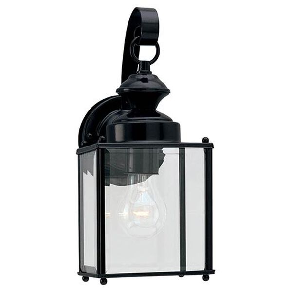 Jamestowne Black 5.5-Inch Wide One-Light Outdoor Wall Lantern, image 1