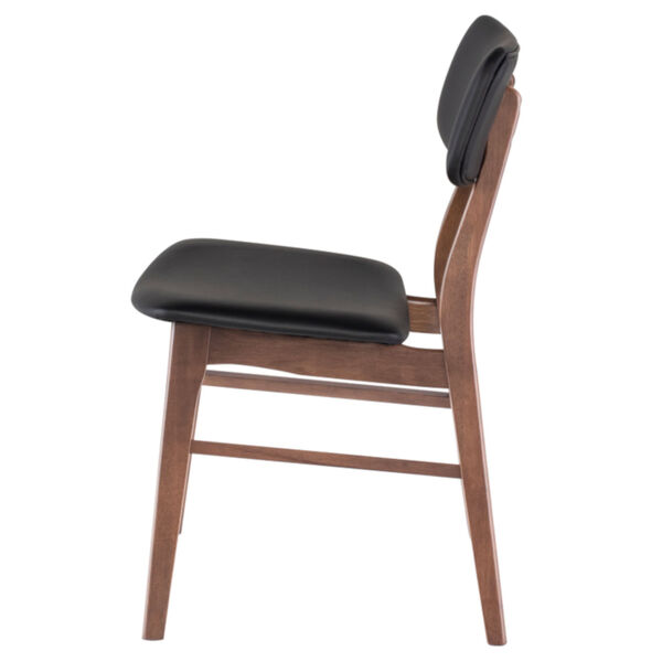 Scott Walnut and Black Dining Chair, image 3