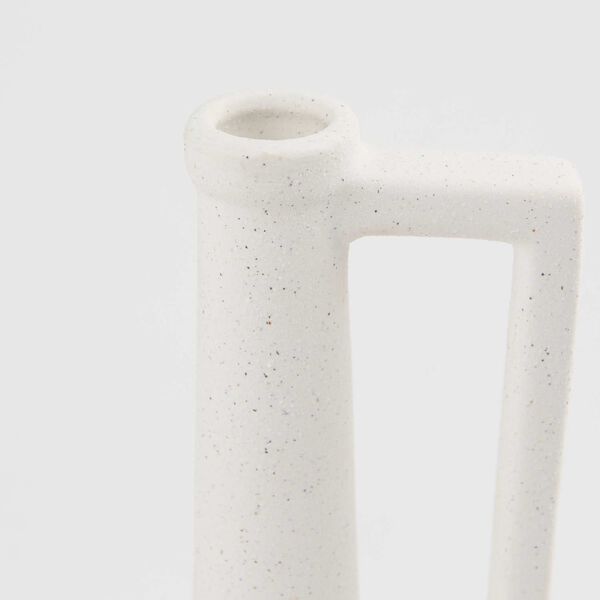 Burton White Ceramic Jug Vase, image 5