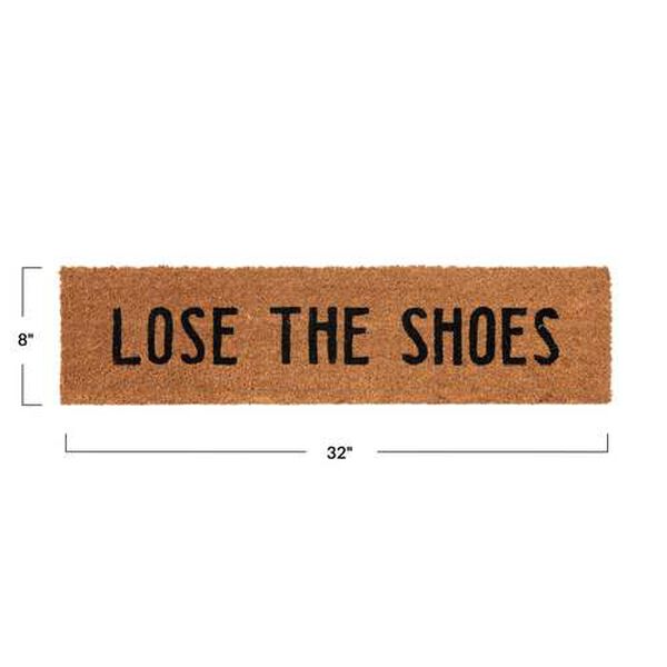 Natural Lose The Shoes Natural Coir Step Doormat, image 5