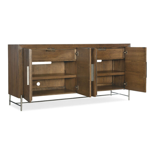 Chapman Warm Brown and Pewter Buffet, image 3
