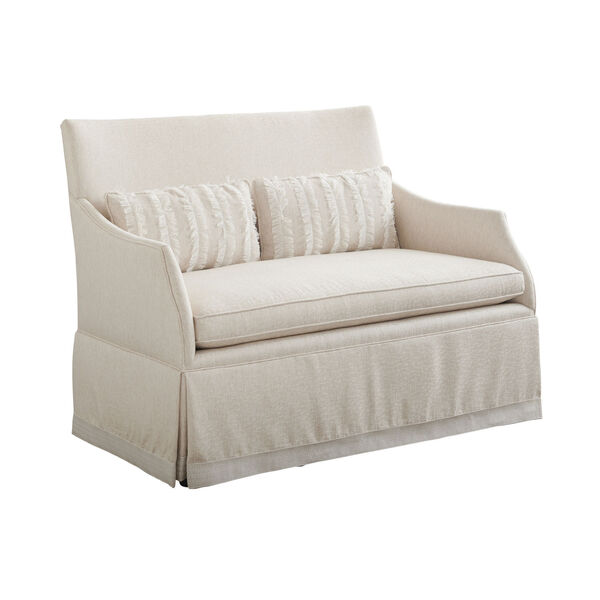 Upholstery Soft Linen Portshead Settee, image 1