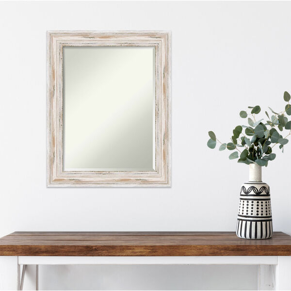 Alexandria White 23W X 29H-Inch Decorative Wall Mirror, image 3