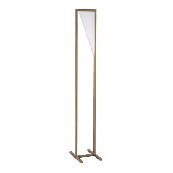 Voxx Oilcan Brass 58-Inch Integrated LED Floor Lamp, image 1