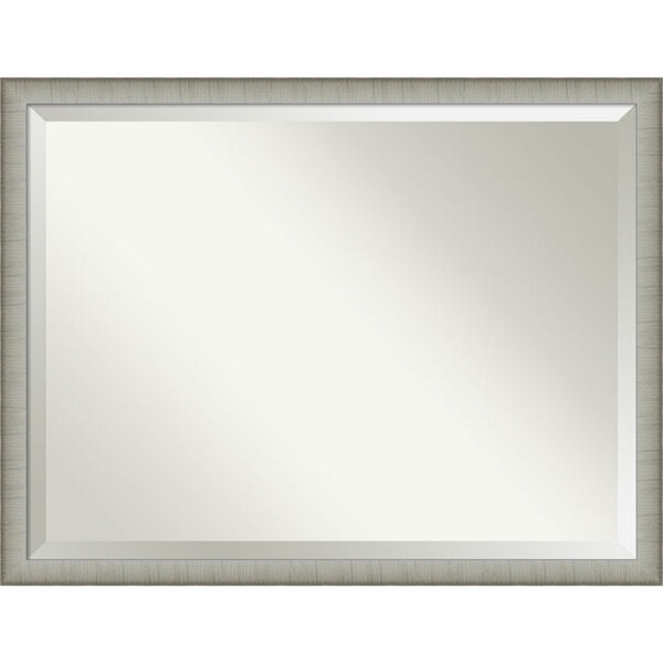 Elegant Pewter Bathroom Vanity Wall Mirror, image 1