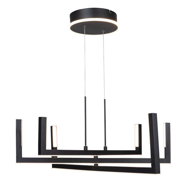 Silicon Valley Black LED Chandelier, image 4