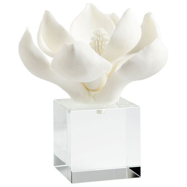 White 6-Inch Oleander Sculpture, image 1
