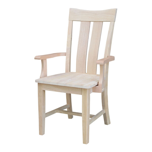 Ava Natural Arm Chair, image 1