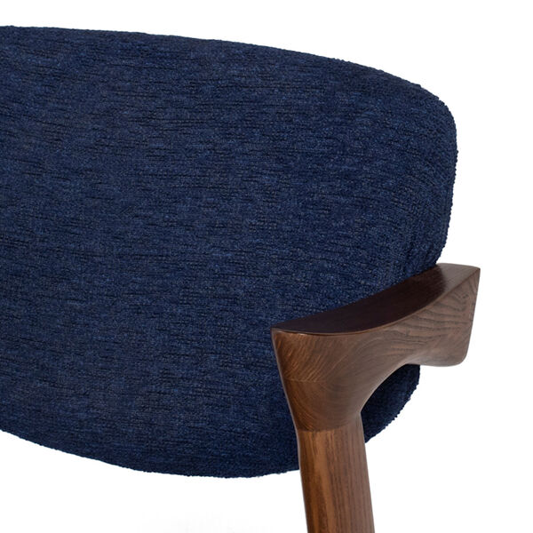 Kalli Walnut and True Blue Dining Chair, image 4