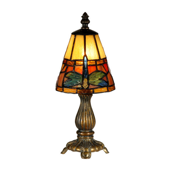 Fieldstone 5-Inch One-Light Cavan Tiffany Accent Lamp, image 1