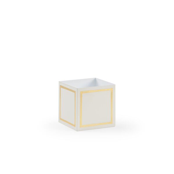 Ibiza Cream with Gold Tissue Box, image 1