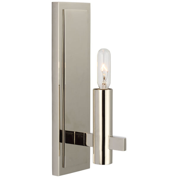 Sonnet Petite Single Sconce in Polished Nickel by Chapman  and  Myers, image 1