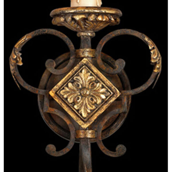 Castile One-Light Wall Sconce in Antiqued Finish, image 3