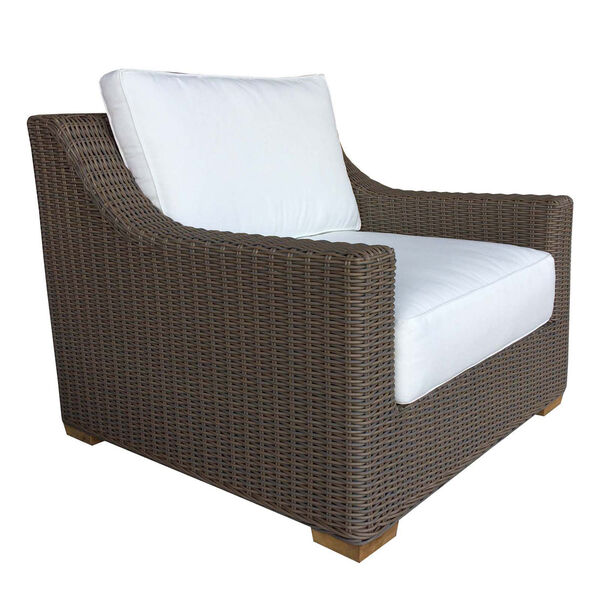 Outdoor Nautilus Kubu Grey Resin Wicker 37-Inch Lounge Chair, image 1