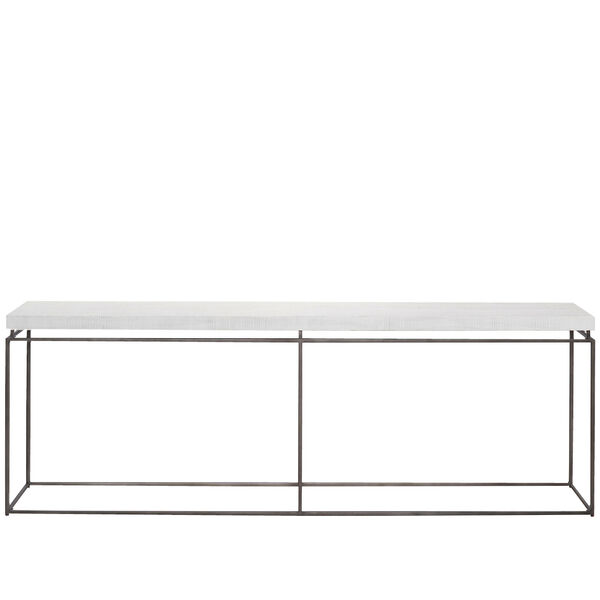 Watts White and Black Console Table, image 1