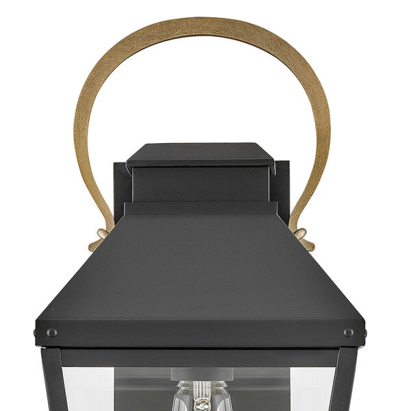Dawson Black and Burnished Bronze One-Light Small Wall Mount, image 5