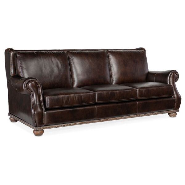 William Rich Brown Stationary Sofa, image 1