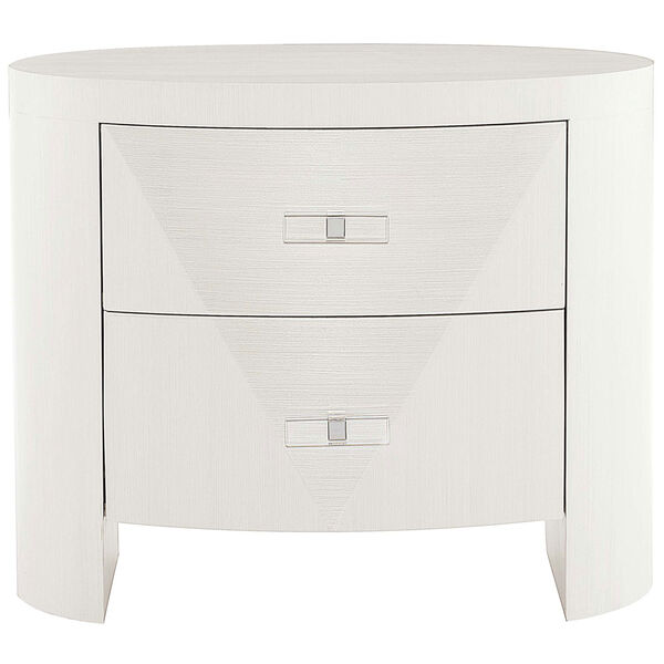 Axiom Linear White Poplar Solids and Engineered Faux Anigre Veneers Nightstand, image 1