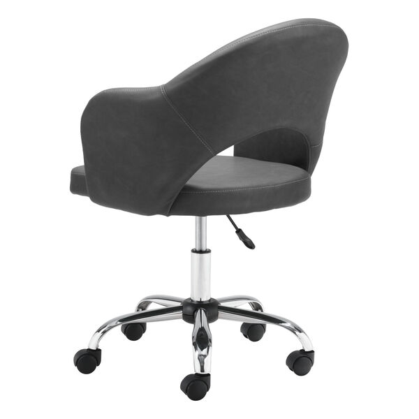 Planner Gray and Silver Office Chair, image 6
