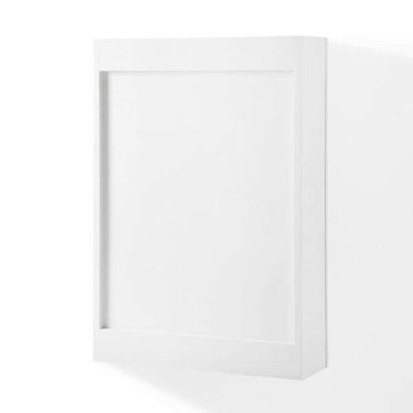 Savannah White Mirrored Wall Cabinet, image 5