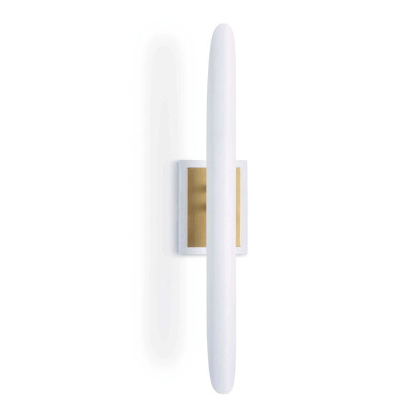 Redford White Two-Light LED Wall Sconce, image 1