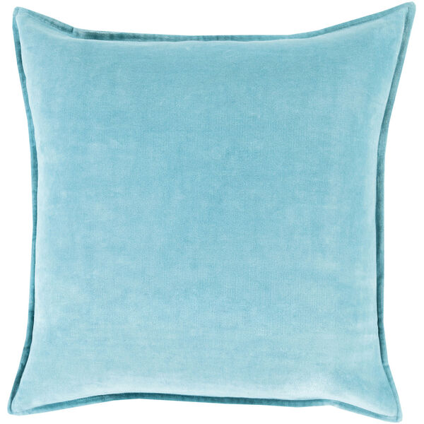 Ava Grace Sky Blue 22-Inch Pillow with Poly Fill, image 1