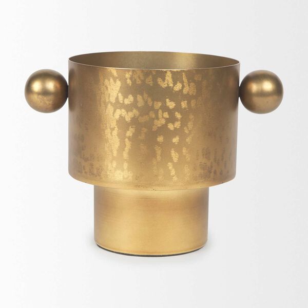 Juno Gold Iron Medium Vase, image 2