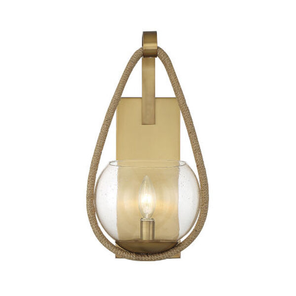 Ashe Warm Brass One-Light Wall Sconce, image 3