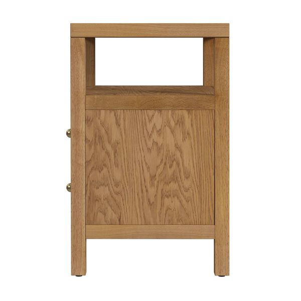 Celine Light Natural Two-Drawer Nightstand, image 5